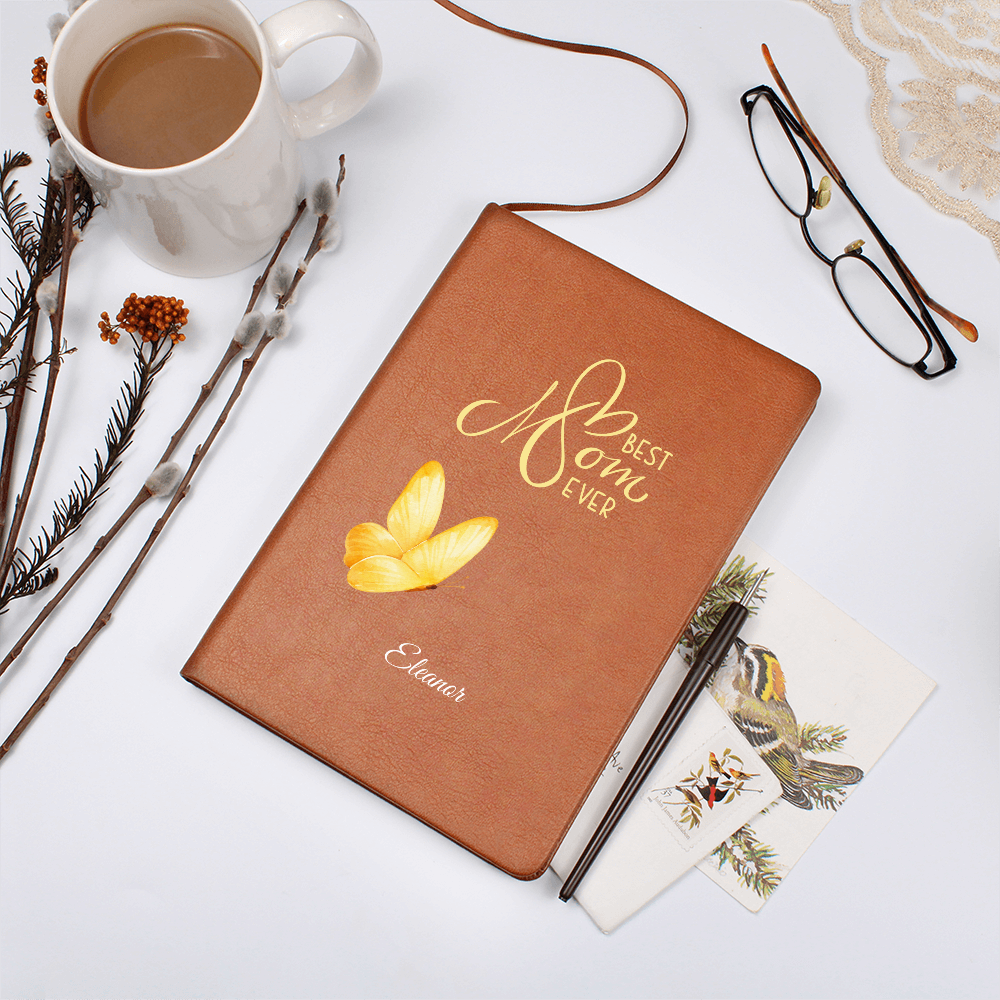 Gift Wrapped 'Best Mom Ever' Journal | Personalized Mother's Day Gift | Birthday Gift for Mom