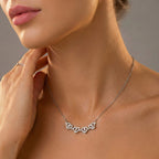 Bridesmaid 'Thank You' Magnetic Hearts Necklace & Card from Bride