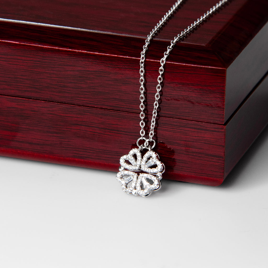 Daughter 'Watching You Grow as a Mom' Necklace & Card from Parents for Mother's Day