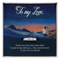 My Love 'Now and Forever' Engraved Women's Ring with Message Card & Gift Box