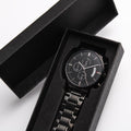 Husband  or Boyfriend Engraved Chronograph Watch with Card & Box | Anniversary Gift