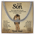 Son 'Proud To Be Your Father' Cuban Link Chain & Card from Dad