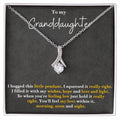 Granddaughter Alluring Beauty Necklace, Card & Gift Box from Grandma