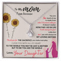 Mom 'You Are My World' Necklace, Card & Gift Box from Daughter