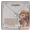 Daughter 'This Old Lion Has Your Back' Necklace & Card from Dad