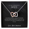 Wife 'My Last Breath for You' Necklace, Card & Gift Box from Husband