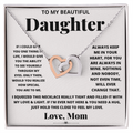 Daughter 'Hold This Close' Necklace, Card & Gift Box from Mom