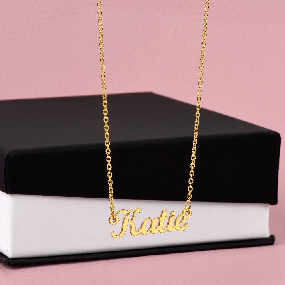 Friend Personalized Name Necklace | 'Thank You for Being You' from Bestie