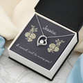 Bride "Forever Love" Heart Necklace for Wedding Day | Personalized Gift from Groom | First Look Gift