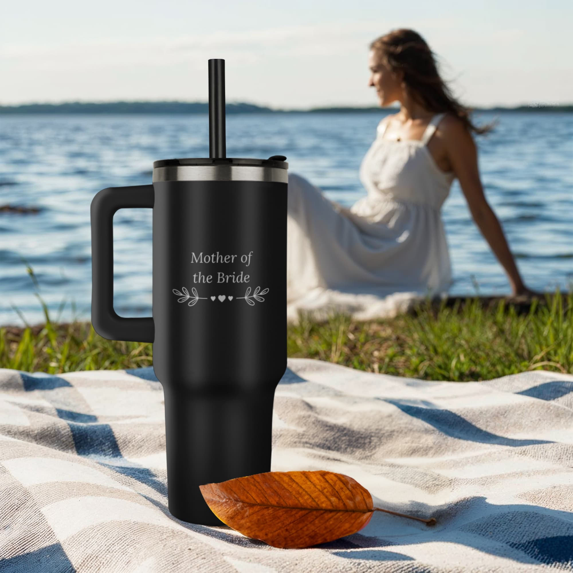 Mother of the Bride Engraved 40oz Tumbler | Wedding Gift