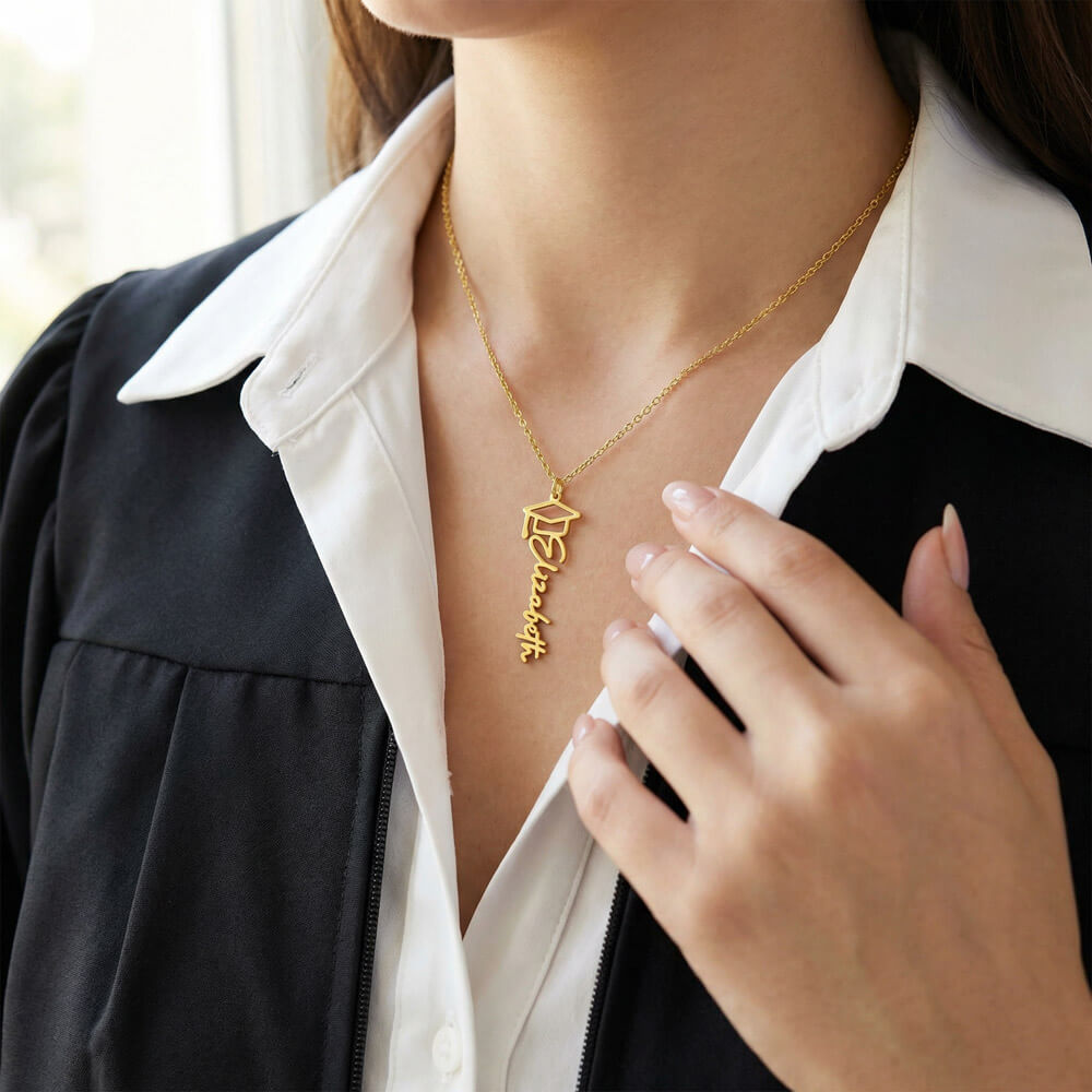 Graduation Personalized Name Necklace | Before You All Your Dreams
